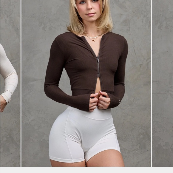 YoungLA Brown 2 Zipper Jacket - Picture 3 of 4